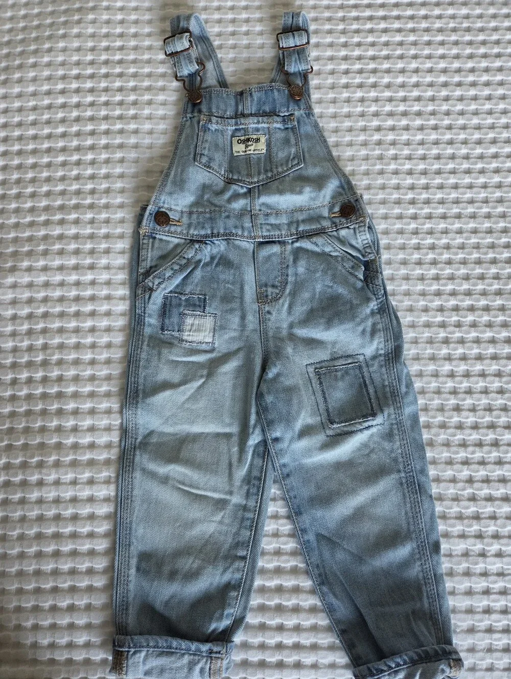 Oshkosh Patched Denim Overalls